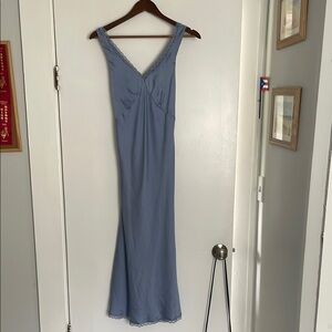 Elegant Blue Women's Dress